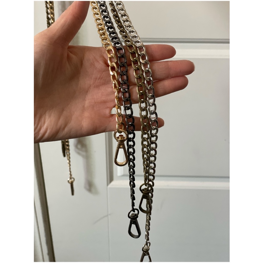 Premium Stainless Steel Replacement Chain for Crossbody Shoulder bags / wallets - Picture 5 of 7